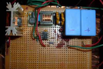 Picture of the regulated supply board