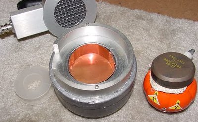 Copper liner helps eliminate Pb Ka X-Rays from Cosmic Rays.