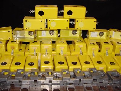 Punched cases for rad detectros