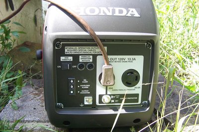 Front panel of the Honda