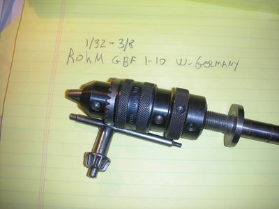 Tapping Chuck (Adjustable ball drive/float)