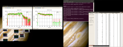 Screenshot of standard counter info, good fusor run
