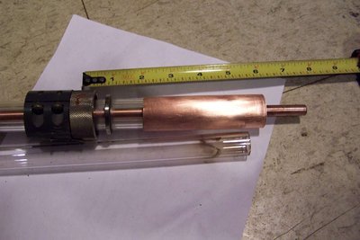 New one with pipe about where it will be.