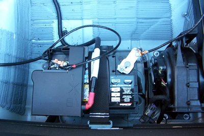 Battery with new wires