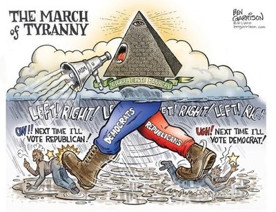 Cartoon?  No, this is how real life is.