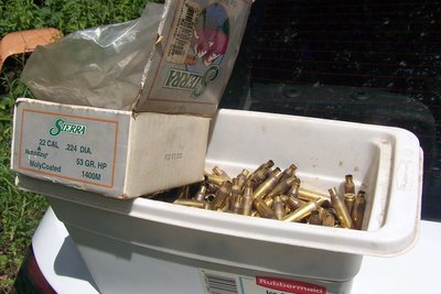 The stuff in bulk, prior to sorting and loading it up for fireforming.
