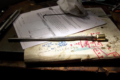 The old shaft. I'll keep it in the lathe tools box for backup.