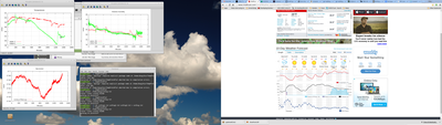 Click for bigger pic - this is since yesterday evening IIRC.  You can see water temp go down whenever I use some...evidently I have a leak as the "honest" use was at 1271 seconds or so into this run when I went over to use plumbing.