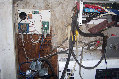 In the battery shed with some inverters