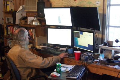 Danger - crazy man with computers and not afraid to use them.