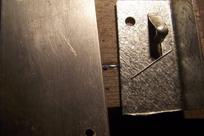 Just solder this - the weights prevent the surface tension of the solder from lifting it all off the bench.