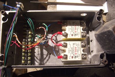 This will be bolted to the floor by the fusor and inline with the power to it.  Connects to my manual control panel described elsewhere.