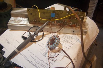The old H bridge design and series choke