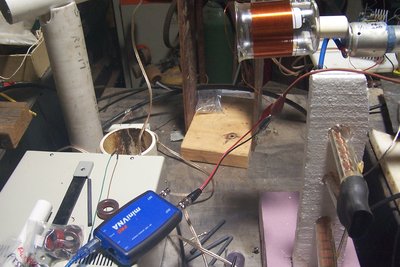 3" OD 400ml beaker, 2" winding at 36 tpi