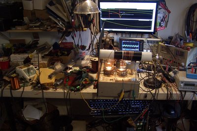 Messy bench, but fun.