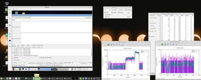 Screenshot from local control computer - mild conditions in fusor, just a nice cal source this time.