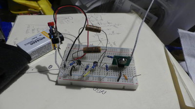 transmitter before packaging