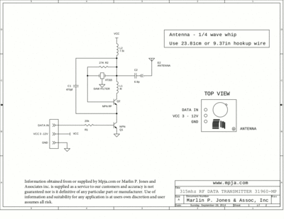 Simple power oscillator with on-off modulation