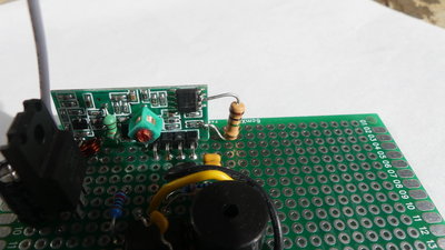 Added 1 meg resistor - sloppy but effective
