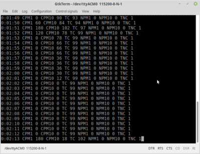 Serial output