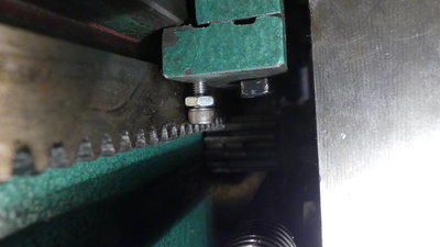 I had to make special lock nuts to fit in this space!