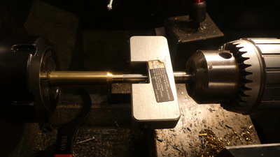 Jut run it in with the tailstock....cut set with feeler gauge.