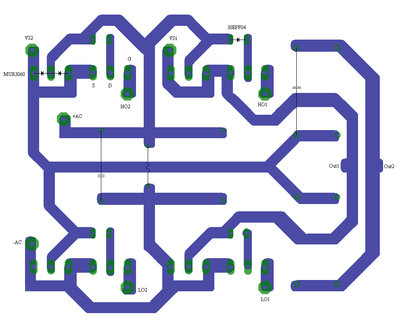 copper-side circuit layout