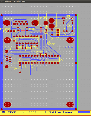 "Blank" PCB layout for uP projects