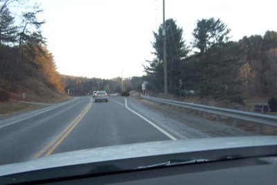 Turn off 8 on this road, 750