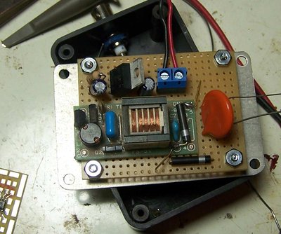 Innards of the HV low power supply