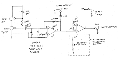 Schematic for proportional tube preamp