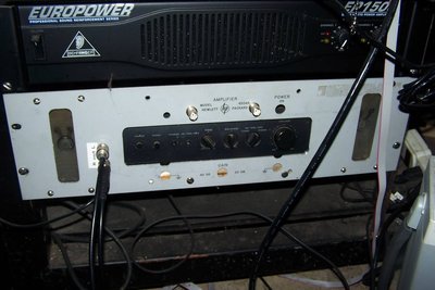 Cheapo audio amp, rack mount