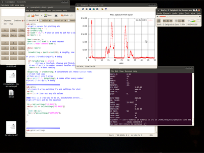 Screenshot, mass spec software dev