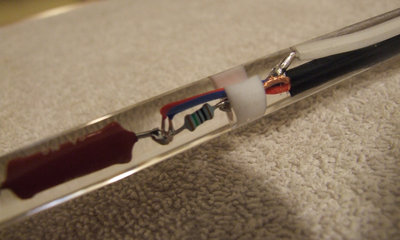 Care was taken to keep all solder joints smooth and rounded